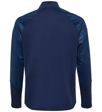 Hummel Bluse - hmlBlaze 2.0 Training Half Zip - Marine/Shadow Li