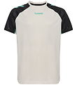 Hummel T-shirt - hmlBlaze 2.0 - Vaporous Gray/Pool Blue