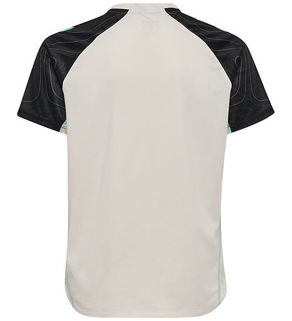 Hummel T-shirt - hmlBlaze 2.0 - Vaporous Gray/Pool Blue
