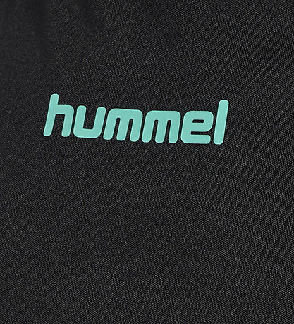 Hummel T-shirt - hmlBlaze 2.0 - Black/Pool Blue