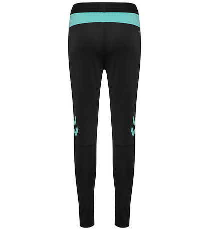 Hummel Træningsbukser - hmlBlaze 2.0 - Black/Pool Blue