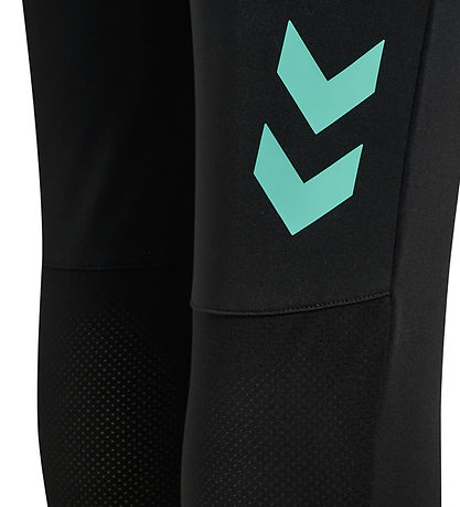 Hummel Træningsbukser - hmlBlaze 2.0 - Black/Pool Blue
