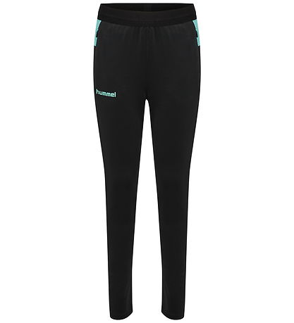 Hummel Træningsbukser - hmlBlaze 2.0 - Black/Pool Blue
