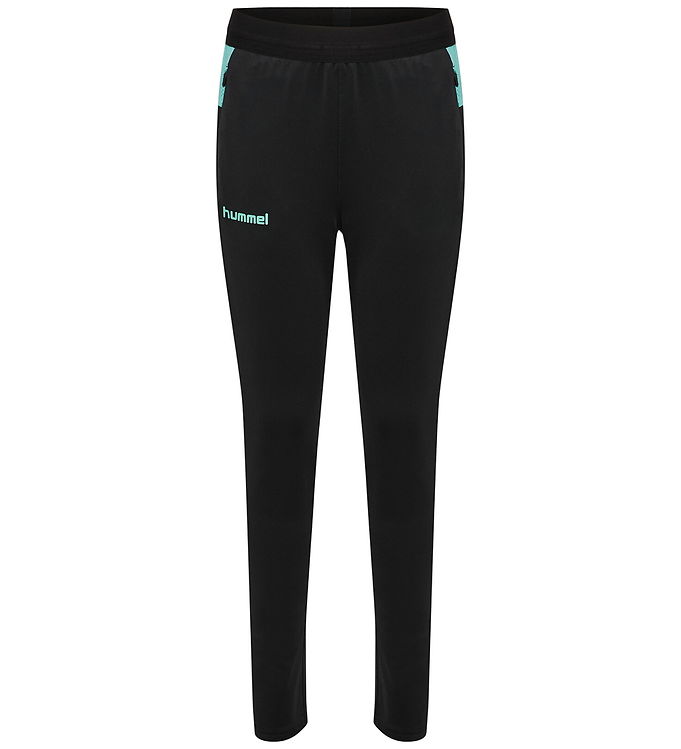 Hummel Træningsbukser - hmlBlaze 2.0 - Black/Pool Blue