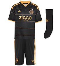 adidas Originals Fodboldsæt - AJAX A Mini - Black/Hazora