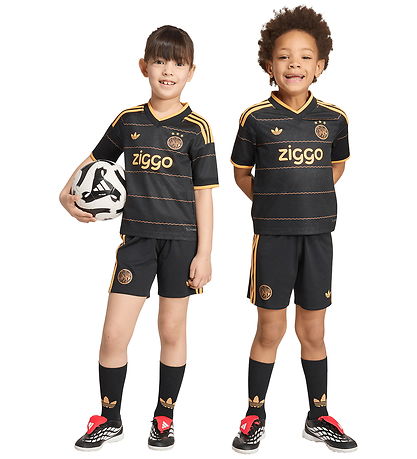adidas Originals Fodboldsæt - AJAX A Mini - Black/Hazora