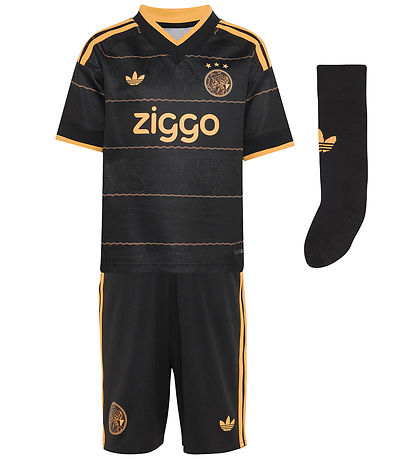 adidas Originals Fodboldsæt - AJAX A Mini - Black/Hazora