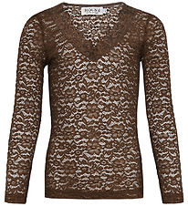 Hound Bluse - HdKayla Lace Top - Brown