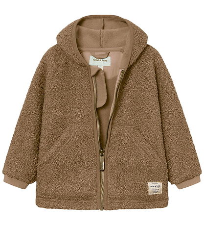Mini A Ture Fleecejakke - MatLiff  Teddy - Otter Brown