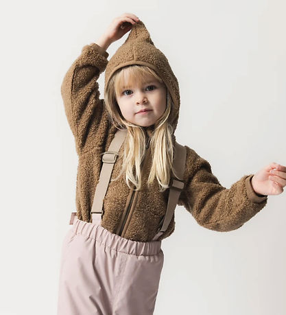 Mini A Ture Fleecejakke - MatLiff  Teddy - Otter Brown