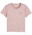 Tommy Hilfiger T-shirt - Rib - Whimsy Pink