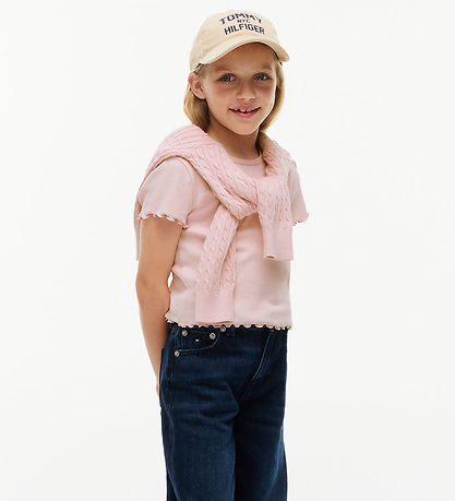 Tommy Hilfiger T-shirt - Rib - Whimsy Pink