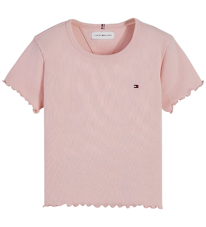 Tommy Hilfiger T-shirt - Rib - Whimsy Pink