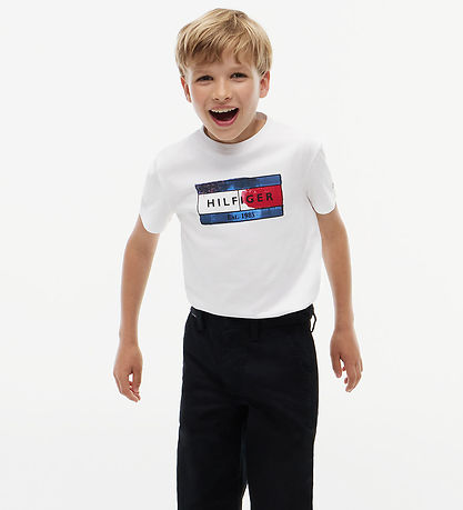 Tommy Hilfiger T-shirt - White m. Print