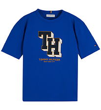 Tommy Hilfiger T-shirt - Vibrant Blue w. Print