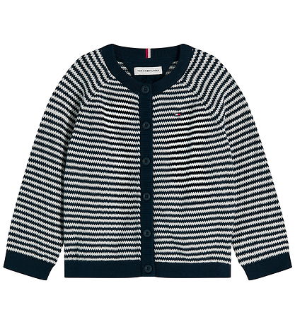 Tommy Hilfiger Cardigan - Strik - Dark Night Navy