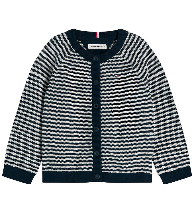 Tommy Hilfiger Cardigan - Strik - Dark Night Navy