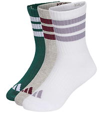 adidas Performance Strømper - 3-pak - Crew - Cgreen/Mgreyh/White