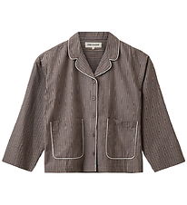 Sofie Schnoor Skjorte - ImanaSy - Brown Striped