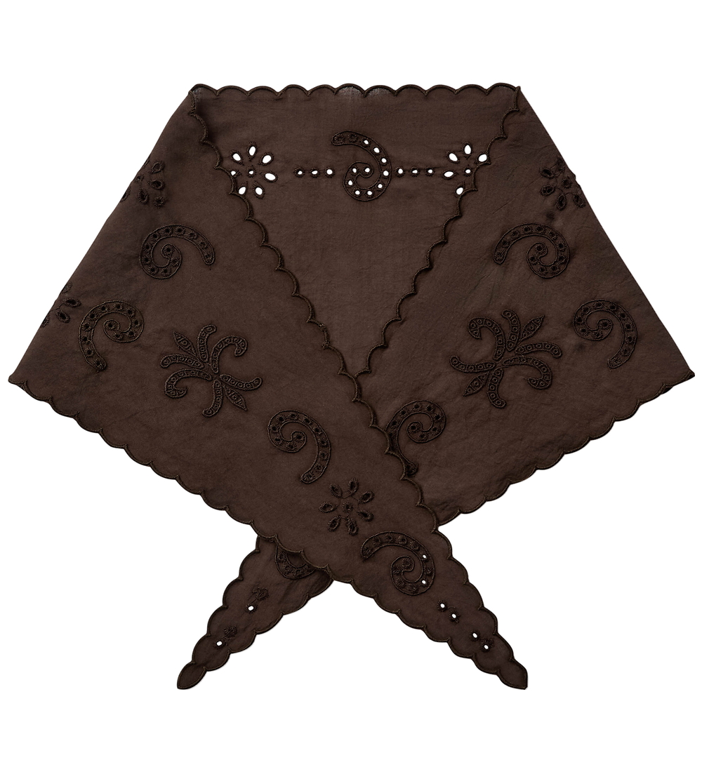 Sofie Schnoor charpe - Pointelle - charpe Teasy - Dark Brown - Sofie Schnoor - UneTaille - charpe 40$