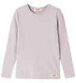 MarMar Bluse - Rib - Cloud Gray