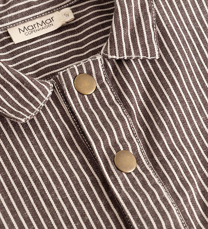 MarMar Skjorte - Tovan - Dark Brownie Stripe