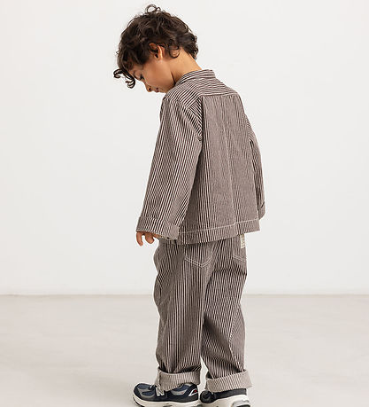 MarMar Skjorte - Tovan - Dark Brownie Stripe