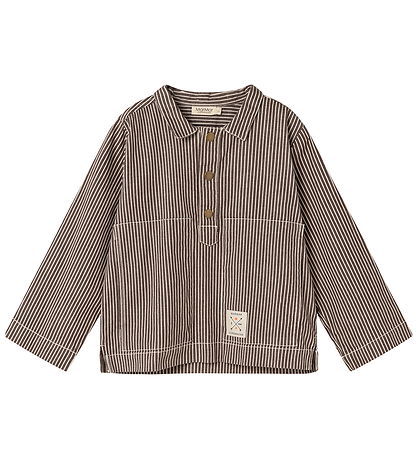 MarMar Skjorte - Tovan - Dark Brownie Stripe