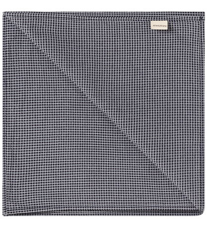 MarMar Tørklæde - 50x50 cm - Airo - Pigeon Blue Check