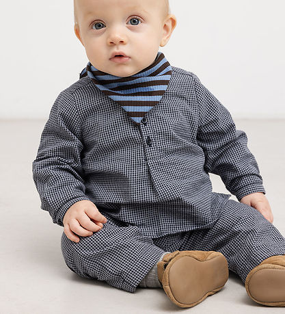 MarMar Bukser - Panto - Pigeon Blue Check
