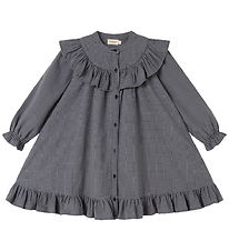 MarMar Kjole - Dalina - Pigeon Blue Check