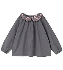 MarMar Skjorte - Tully - Pigeon Blue Check