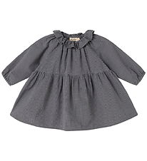 MarMar Kjole - Dawson Frill - Pigeon Blue Check