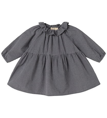 MarMar Kjole - Dawson Frill - Pigeon Blue Check