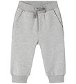 MarMar Bukser - Pelon - Cloud Grey Logo m. Rosa