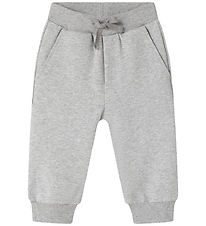 MarMar Bukser - Pelon - Cloud Grey Logo m. Rosa