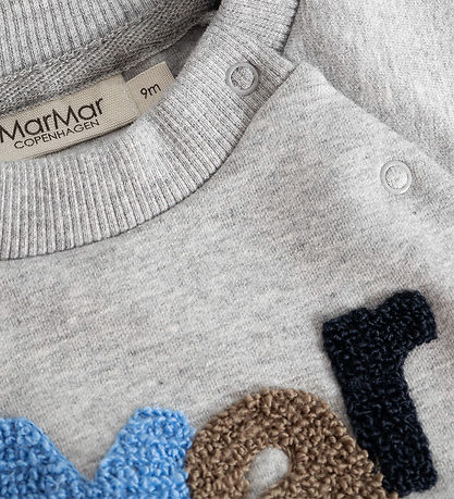 MarMar Bluse - Theos B - Muddy Logo m. Blå