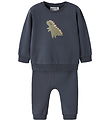 Name It Sweatsæt - NbmVonne - Ombre Blue/Dino