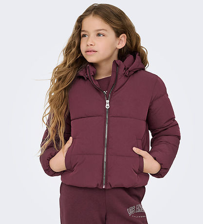 Kids Only Dynejakke - Noos - KogDolly - Mauve Wine