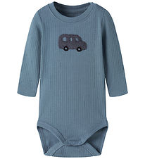 Name It Bodysuit l/s - NbmOlander - Blue Mirage