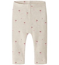Name It Leggings - NbfNabila - Rib - Peyote Melange