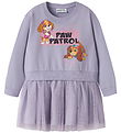 Name It Kjole - Sweat/Tyl - NmfArra - Paw Patrol - Heirloom Lila