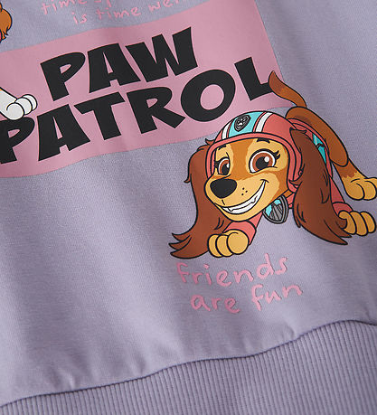 Name It Kjole - Sweat/Tyl - NmfArra - Paw Patrol - Heirloom Lila