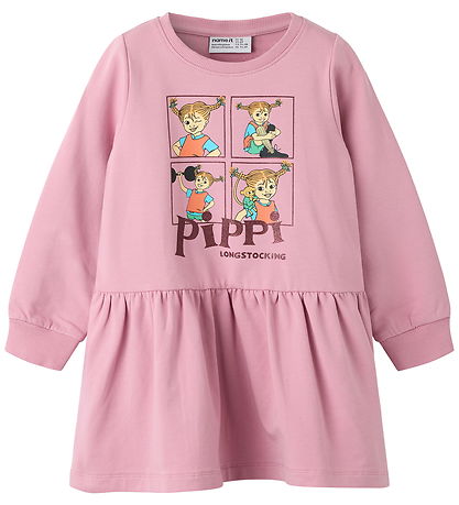 Name It Kjole - Sweat - NmfAsta - Pippi - Lilas