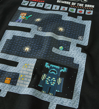 Name It Bluse - NkmAr - Minecraft - Black