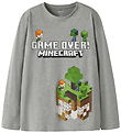 Name It Bluse - NkmAr - Minecraft - Grey Melange