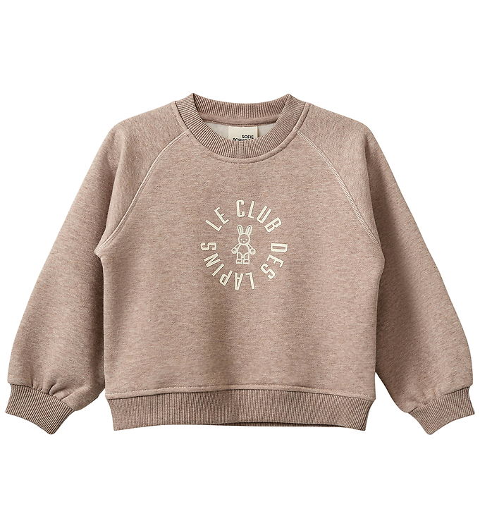 Sofie Schnoor Sweatshirt - ElisKB - Brown Melange