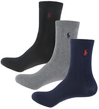 Polo Ralph Lauren Strømper - 3-pak - Navy Assorted