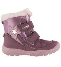 Superfit Vinterstøvler - Crystal - Lilla/Pink