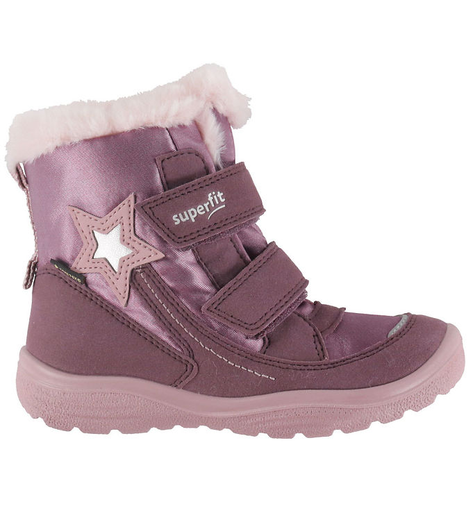 Superfit Vinterstøvler - Gore-Tex - Crystal - Lilla/Pink